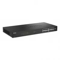Switch D-LINK 16XRJ45 2XSFP Poe Negro (DGS-1018P/E)