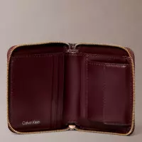 Cartera con Cremallera con Logo en Lámina  CALVIN KLEIN