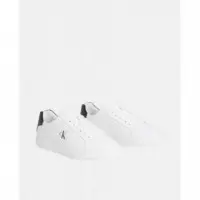 Low Prof Cupsole Lth Bright White/black  CALVIN KLEIN