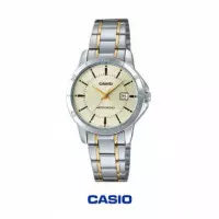 CASIO LTP-V004SG-9A Mujer | Bicolor y Esfera Champán