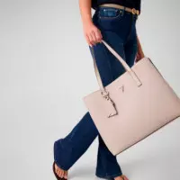 Bolso Shopper Meridian con Logo  GUESS