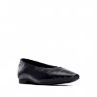 XTI Bailarina con Acabado Grabado Tipo Coco 146376-NEGRO
