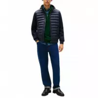 TOMMY HILFIGER - Mix Media Ess Rwb Stand Collar - DW5 - F|MW0MW41329/DW5