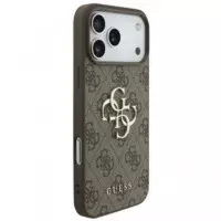 GUESS Carcasa 4G Iphone 17 Pro Max Marron