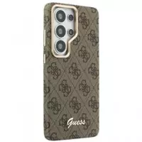 GUESS Carcasa Magsafe 4G Script Samsung S26 Ultra Marron