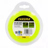 Nylon Corte Desbrozadora Redondo 1.6MMX25M TAKUMA