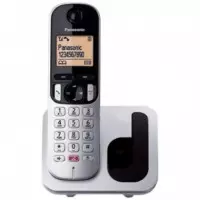 Teléfono Inalámbrico PANASONIC KX-TGC250SPS Plata