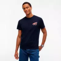 Camiseta de Punto con Logo Trasero  TOMMY HILFIGER