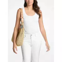 Bolso Hobo de Hombro Nolita Grande Efecto Crochet de MICHAEL KORS