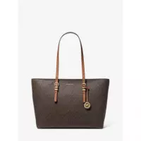 Bolso Tote Quinn Grande de Piel con Estampado Logotipo de MICHAEL KORS