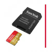 SANDISK Tarjeta Memoria Micro Sd+adaptador 64GB 170MB/S 4K