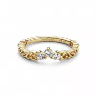 PANDORA Moments Anillo en Oro de Tiara Real Remolino 162232C01