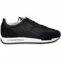 Logo Lado Nylon Negro  EA7