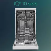 SVAN SJ104501EDX Lavavajillas 45CM 10 Sets 2 Bandejas Inox