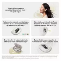 XIAOMI Openwear Stereo, True Wireless con Cancelación Activa de Ruido, Beige