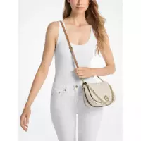 Bolso de Hombro Multi Posición Nolita Mediano con Estampado Logotipo de MICHAEL KORS