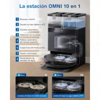 ECOVACS Deebot T50 Omni Gen 2ª Robot Aspirador y Fregasuelos con Autovaciado, 21.000 Pa y Control por Voz con Ia