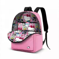 Mochila Hello Kitty Rosa Sanrio  KARACTER MANIA