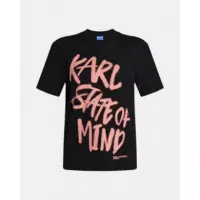 Klj Reg Karlism Tee Black  KARL LAGERFELD