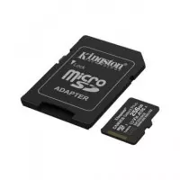 KINGSTON Tarjeta Memoria Micro Sdxc 256GB con Adaptador  150MB/S V10 A1 Clase 10