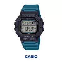 CASIO WS-1400H-3AV | Reloj Deportivo con Memoria 60 Vueltas, Cronómetro y 100 M