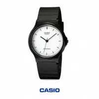 CASIO MQ-24-7E | Reloj Analógico Negro con Esfera Blanca