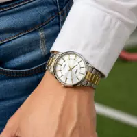 CASIO MTP-1303SG-7A | Reloj Analógico Bicolor de Acero Inoxidable