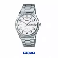 CASIO MTP-V006D-7B2 | Reloj Analógico Blanco con Día y Fecha