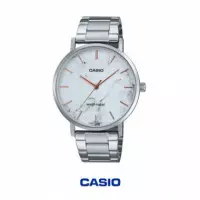 CASIO MTP-VT01DM-7A | Reloj Analógico con Esfera Efecto Mármol Blanca