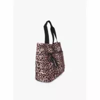 LOLA CASADEMUNT Bolso Shopper de Nailon con Estampado Animal LF2604037-25N