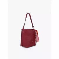 LOLA CASADEMUNT Bolso de Hombro de Piel Sintética con Pompones LF2604058-33