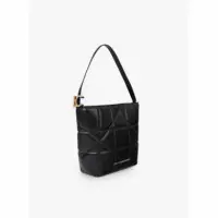 LOLA CASADEMUNT Bolso con Nudi Acolchado Hobo con Logo LF2604088-00N
