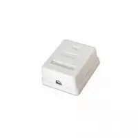 Roseta de Pared AISENS RJ45 CAT.6 Utp 1 Toma White
