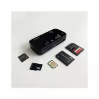 COOLBOX  Lector de Tarjeta Multiple Dni,sd,micro SD,MS,M2 Adaptador Tipo C a Usb-a COO-CRE-4AC