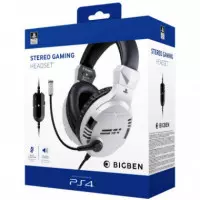 BIGBEN Auricular Oficial para Playstation 4 y 5 Blanco (PS4OFHEADSETV3WHITE)
