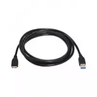 AISENS Cable Datos USB a a Micro USB Ancho para Disco Duro 2MTRS  A105-0044