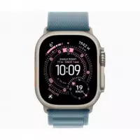 Apple Watch Ultra 3 GPS + Cellular 49MM Natural Titanium Case With Light Blue L (MEWP4QL/A)  APPLE