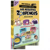PACK APRENDE A LEER CON LOS DETECTIVES ZOOPENCOS 4 5 Y 6 EN