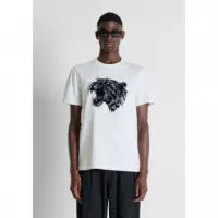 Camiseta Regular Fit en Algodón con Gráfico Animal de ANTONY MORATO