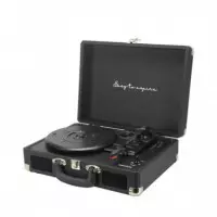 PRIXTON VC400 Tocadiscos Maletín con Grabación a Usb, y Salids Aux y Rca Negro