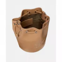 BOLD CK SMALL BUCKET BAG TANNIN