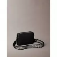 WEBBING 2X STRAP CAMERA BAG BLACK/SHINY