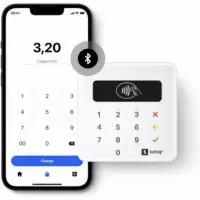 SUMUP Air Lector de Tarjetas de Crédito Portátil BLUETOOTH para Chip y Pin