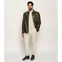 Tee Collar 10279542 01 Light Beige  BOSS