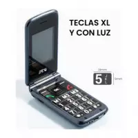 SPC Telefono Movil STELLA 3 Teclas XL ,Compat Con Audifonos,Camara ,Radio FM,Linterna Boton SOS,4G,