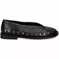 Bailarina Tachuelas Piel Negro  ELENA IACHI