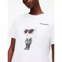 KARL LAGERFELD - ikon aquarelle k t shirt - 100 - A1W17130/100