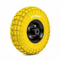 Ruedas Macizas para Carretilla AIRMEC Orificio 20 Mm 2 Pcs