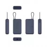 XIAOMI Bateria Externa 20000MAH con Cable Integrado Azul BHR8975GL