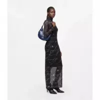 Bolso de Hombro Vaquero de Media Luna con la Inicial K de Karl Lagerfeld  KARL LAGERFELD JEANS